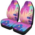 thumbnail image 1 of Juego de 2 fundas para asiento ABPHQTO Graffiti Geometría Retro Vintage 80S 90S, 1 of 4