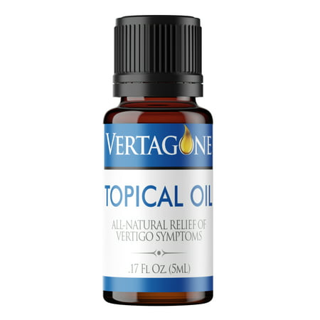 Vertagone Topical Oil (5ml) - instant relief of vertigo symptoms including Dizziness, Nausea, Motion Sickness, (Best Meds For Vertigo)