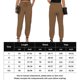 thumbnail image 2 of Pantalones Lápiz Pantalones casuales de mujer Pantalones sólidos de moda Pantalones femeninos de bolsillo (Marrón claro S) Cgtredaw para Mujer Marrón claro T L, 2 of 6