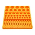 thumbnail image 1 of Caja de almacenamiento para fresas, dispensador de brocas, organizador multifuncional con base antideslizante, soporte profesional para herramientas, amarillo, 1 of 8