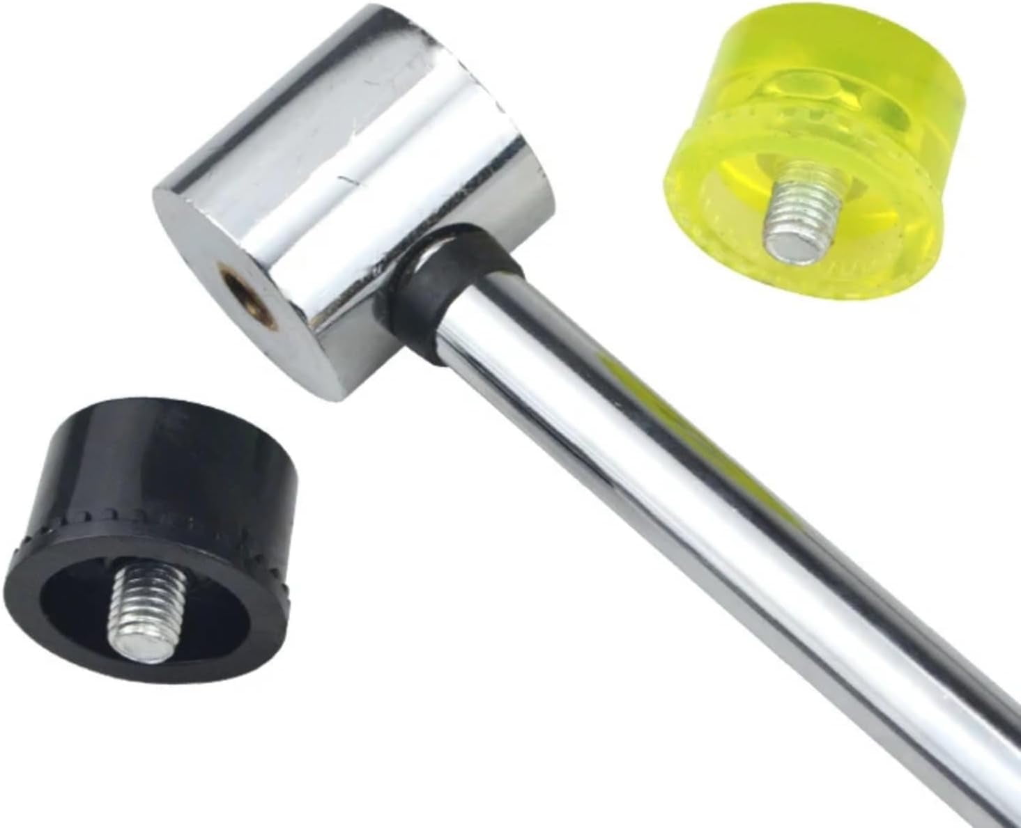 Small Rubber Mallet Hammer Tool - 4 Pcs Non Marring Hammer Tapping Block for Flooring Mallet Rubber Hammer Small Hammer for Crafts - Jewelry Wood Nylon Double Faced Soft Mallet