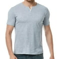 thumbnail image 3 of Birdeem T-Shirt à Manches Courtes Col en V Mode Décontractée pour Hommes, 3 of 12