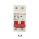 thumbnail image 2 of Bewildely Reemplazo del disyuntor de aire del Hotel de oficina de 230V, controlador de interruptor principal de alimentación para sala de estar y Accesorios para electrodomésticos 63A Bewildely HA075596-09, 2 of 6