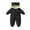 Black, variant on Esaierr Newborn Baby Romper Puffer Jacket Girls Boys Snowsuit Jacket Winter Jumpsuit with Ear Hooded for 3M-24M