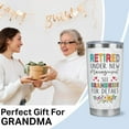 thumbnail image 2 of Funny Happy Retirement Gifts for Women 2024 Coworker Teacher Nurse, Retired Gifts for Women, Best Cool Retirement Gifts, 20 oz White Tumbler Cup, 2 of 5