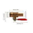 thumbnail image 4 of Hd 2 Port Oil Catch Can Tank Fuel Tank Racing Baffled With Drain Valve Air Oil Separator Universal B, 4 of 5