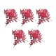 thumbnail image 5 of Ramo de flores artificiales de bajo mantenimiento Toystoory 5 pack/lote rojo brillante, 5 of 6