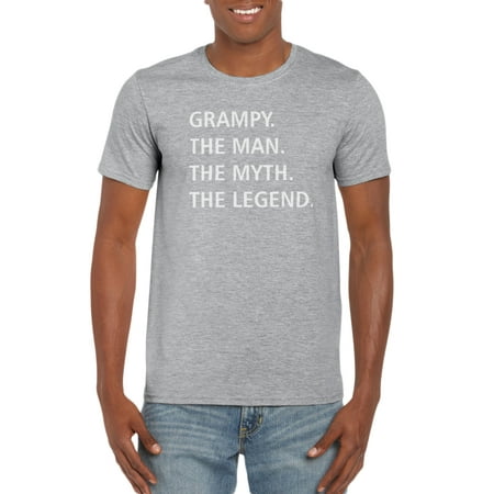 Grampy The Man. The Myth. The Legend. T-Shirt- Gift Idea for