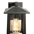 thumbnail image 5 of LNC 1-Light Black Outdoor Wall Light(2-Pack), Lantern Shape Outdoor Wall Sconce, L6"*W 7"* H 11", 5 of 9