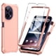 thumbnail image 1 of Funda para teléfono Mocotto para Cricket Icon Plus 2026 con vidrio templado rosa, 1 of 7