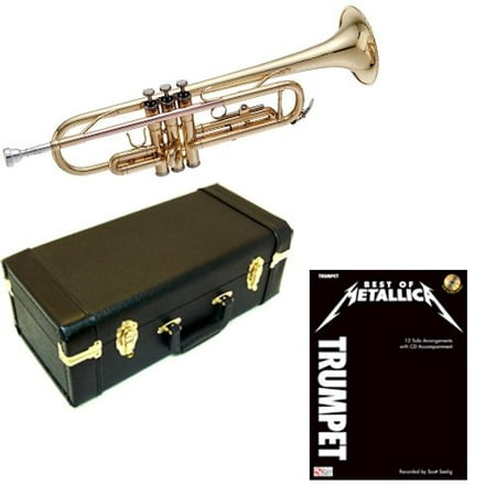 Best of Metallica Bb Student Trumpet Pack - Includes Trumpet w/Case & Accessories & Metallica Play Along