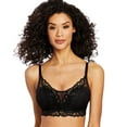 thumbnail image 1 of Bali Womens Lace Desire Wirefree Bra, M, Black, 1 of 6