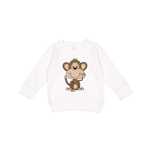 Inktastic Monkey Toddler Sweatshirt