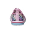 thumbnail image 4 of Laura Ashley Toddler Canvas Slip On Casual Fashion Sneakers, Pink Unicorn, Size: 10, 4 of 7