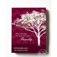 thumbnail image 3 of MuralMax Personalized Canvas Wall Decor Gifts For Him & Her - Romantic Family Tree & Lovebirds With Name & Date - Anniversary, Retirement Milestone Parties - Burgundy - Canvas Size 11 x 14, 3 of 6