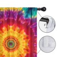 thumbnail image 4 of Blackout Kids Curtains,Colorful Tie Dye Mandala Pattern Childrens Insulated Curtains Set Of 2,Bedroom Essentials,Toddler Room Decor 42"x54", 4 of 5