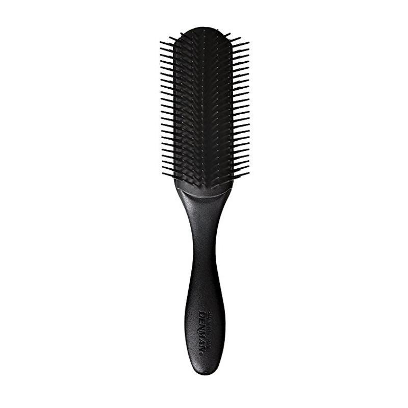 Denman All Black 9 Row Styling Brush Medium D4P