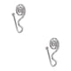 thumbnail image 4 of Jumpingount Anillo para la nariz Anillos circulares geométricos en que cruzan el clip liso Joyería de moda que combina con todo para Tipo-04 2piezas, 4 of 6