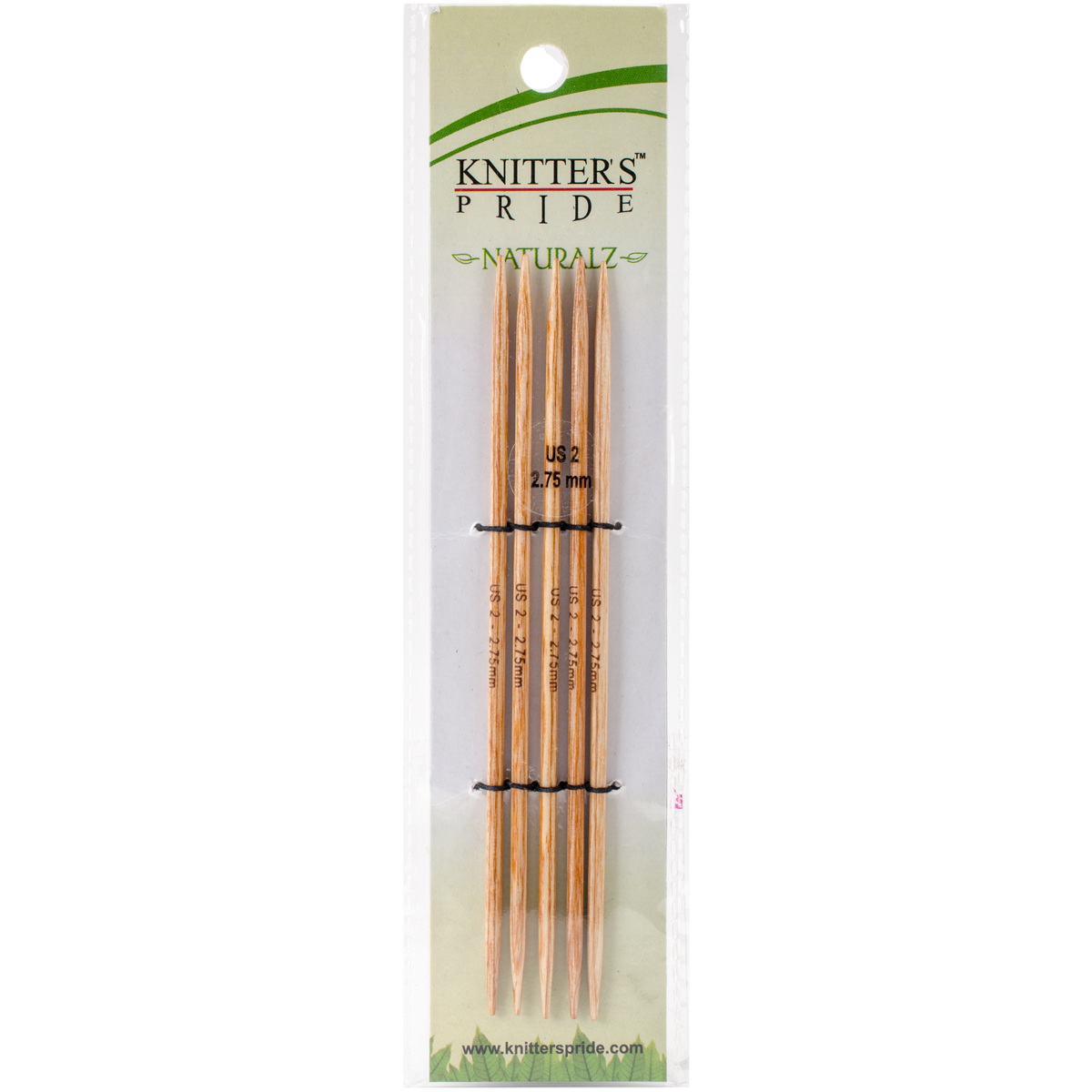 Naturalz Double Pointed Needles 5"Size 2/2.75Mm