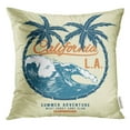 thumbnail image 1 of RYLABLUE Housse de Coussin Vintage Été Surf Californien Plage, 1 of 1