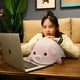 thumbnail image 5 of Almohada de juguete de cerdo de peluche regordete, cojín de muñeca de cerdo de peluche rosa, animales de peluche de cerdo lindos, almohada para abrazar, juguetes, regalo de Año Nuevo, regalo de cumpleaños de 15,7 pulgadas JM, 5 of 5