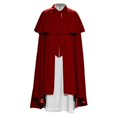 thumbnail image 4 of Capa de vampiro retro medieval para hombre, hecha a medida, ropa de calle de moda para hombre, chaqueta informal de estilo largo con un botón, 4 of 5