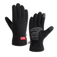 thumbnail image 2 of Eoperou 1 Pair Men Gloves Thicken Plush Non slip Shock Absorption Solid Color Full Finger Gloves Riding Supplies, 2 of 7