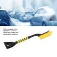 thumbnail image 4 of Snow Brush Detachable Ice Scraper Snow Removal Tool with Ergonomic Foam Grip for Cars Trucks Yellow Black, 4 of 7