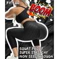 thumbnail image 4 of FITTOO High Waist Butt Lift Women's Capri Leggings Yoga Pants Female, 4 of 5