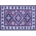 thumbnail image 1 of Ahgly Company Indoor Rectangle Geometric Blue Traditional Area Rugs, 3' x 5', 1 of 4