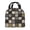Black Gold, variant on Boho Patchwork Geometric Lunch Bag Thick Aluminum Foil Tote Cooler for Women Office Picnic Gift