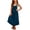00-Navy356, variant on WOYY Girls Sleeveless Pinafore Dress Casual Loose Pocket Long Overall Dress, Black, Sizes 5-14