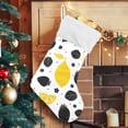 thumbnail image 5 of SKYSONIC Strawberry Christmas Stocking Personalized Large Candy Stocking Hanging Gift Xmas Stockings Decoration for Family Holiday Party Ornaments Decor Fireplace, 5 of 7