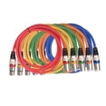 thumbnail image 4 of Cable de micrófono XLR a XLR 5 Piezas shamjiam Adaptador XLR macho a hembra, 4 of 9