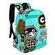 thumbnail image 2 of Carl el Coleccionista-theme Backpack, Campus style schoolbag Bookbag with Adjustable Shoulder Straps And Large Zip Compartment, Unisex Travel Bags.42x30x15cm, 2 of 6