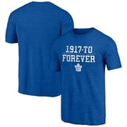 Men's Blue Toronto Maple Leafs Shoot to Score Tri-Blend T-Shirt