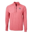 thumbnail image 2 of Men's Cutter & Buck Heather Cardinal Arizona Cardinals Big & Tall Adapt Eco Raglan Quarter-Zip Jacket, 2 of 3