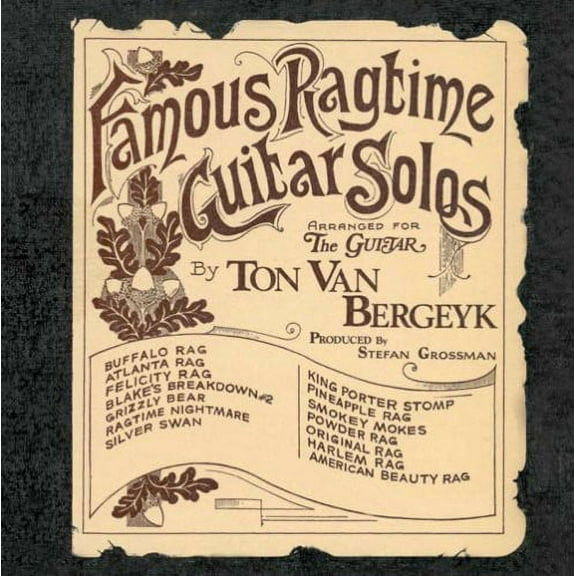 Ton Van Bergeyk - Famous Ragtime Guitar Solos - Music & Performance - CD