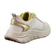 Vionic Walk Max Skyline Women's Athletic Ivory Metallic Leather Size 5 M