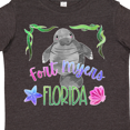 thumbnail image 4 of Inktastic Fort Myers Florida Cute Swimming Manatee Boys or Girls Toddler T-Shirt, 4 of 5