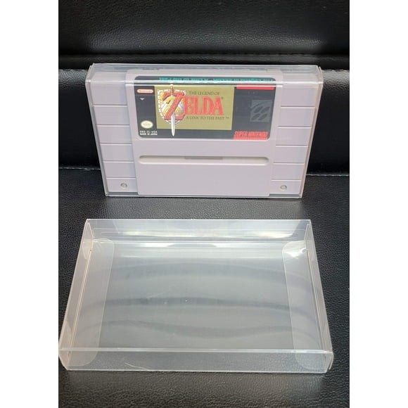 Legend Of Zelda A Link To The Past - AUTHENTIC - SNES - Super Nintendo Ent. System NTSC Cartridge + Protector