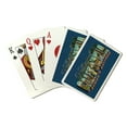 thumbnail image 1 of Hollywood, California, Greetings, Contour, Vintage Postcard, Lantern Press, Premium Playing Cards, 52 Card Deck with Jokers, USA Made, 1 of 5