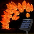 thumbnail image 1 of Luces solares para Halloween HUGSVIK, 21 pies, 50 LED, C6, naranja, impermeables, 1 of 7