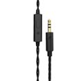 thumbnail image 3 of Auriculares con cable, auriculares cancelación de ruido, auriculares deportivos con controlador de 17 Ω para ejercicio, interiores al , Micrófono en línea ne Micrófono en línea negro, 3 of 7