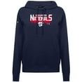 thumbnail image 2 of Women's Levelwear Navy Washington Nationals Adorn Retro 3D Pullover Hoodie, 2 of 3