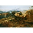thumbnail image 3 of Russell, Charles M. 18x13 Black Modern Framed Museum Art Print Titled - The Elk, 3 of 5