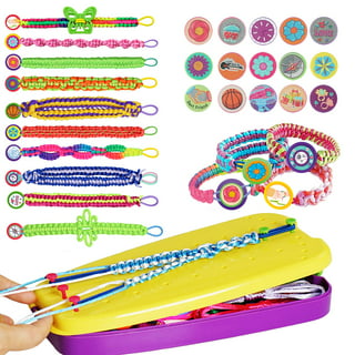 Arts and Crafts Toys for Girls Ages 6-12, Loom Bracelet Making Kit with  String, Handmade Bracelet Kit DIY Bracelet Maker for Teen Girl Gifts Party  Supply and Travel Activities 