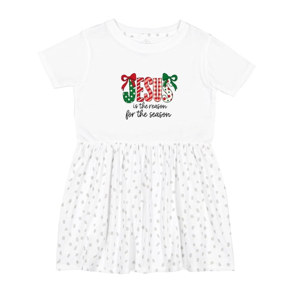 Inktastic Jesus is the Reason for the Season Girls Toddler Dress