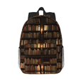 thumbnail image 1 of Disketp Bookshelves Mochila Escolar de 15 Pulgadas, Mochila Ligera para Estudiantes, Viajes y Trabajo, Cómoda y Resistente para el Uso Diario, 1 of 6