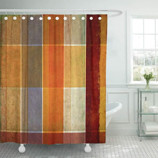 KSADK Orange Burnt Geometric with Earthy Useful Design Blue Abstract